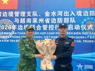 Vietnamese and Chinese units launch joint border patrol program